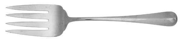 Rattail Antique (Sterling, 1890) Solid Salad Serving Fork