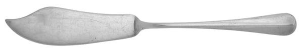 Rattail Antique (Sterling, 1890) Flat Handle Master Butter Knife