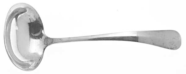 Rattail Antique (Sterling, 1890) Solid Piece Cream Ladle