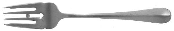 Rattail Antique (Sterling, 1890) Pastry Fork
