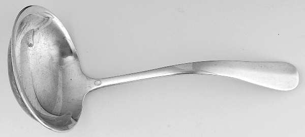 Rattail Antique (Sterling, 1890) Solid Gravy Ladle