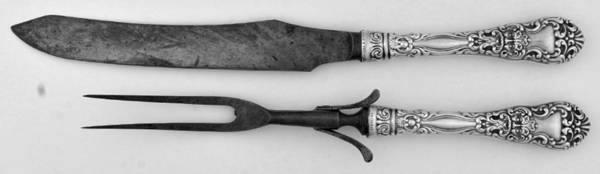 Renaissance (Sterling, 1894) Small Stainless Blade 2-Piece Steak Carving Set
