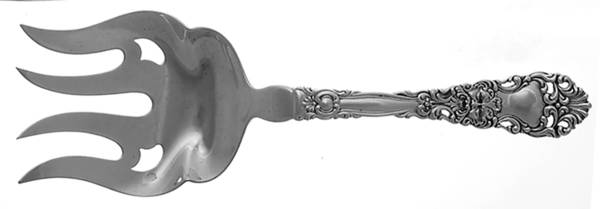 Renaissance (Sterling, 1894) Large Solid Fish Serving Fork