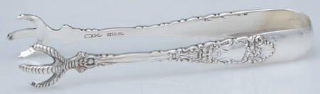 Renaissance (Sterling, 1894) Small Sugar Tongs