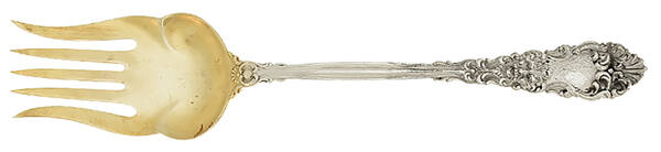 Renaissance (Sterling, 1894) Oversize Solid Salad Servng Fork