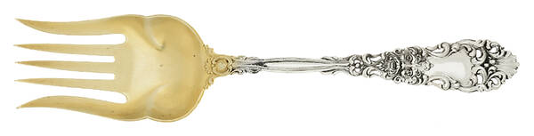 Renaissance (Sterling, 1894) Solid Salad Serving Fork
