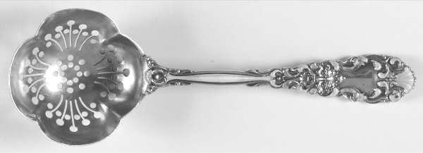 Renaissance (Sterling, 1894) Small Enameled Sugar Sifter