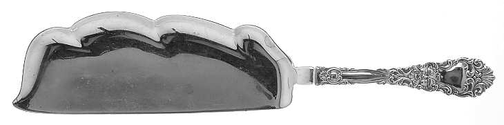 Renaissance (Sterling, 1894) Large Flat Handle Crumb Knife/Crumber