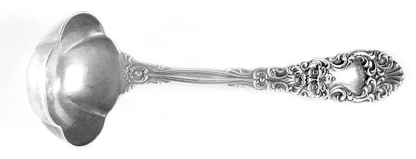 Renaissance (Sterling, 1894) Large Gravy Ladle, Solid Piece