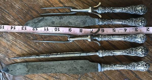 Renaissance (Sterling, 1894) Small Steel Rod Sharpener Knife