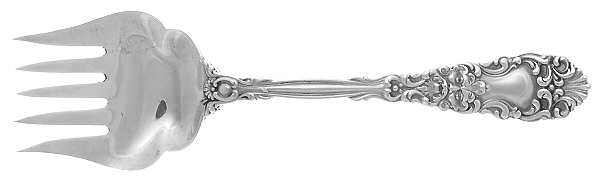Renaissance (Sterling, 1894) Large Solid Tined Sardine Serving Fork