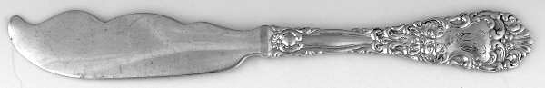 Renaissance (Sterling, 1894) Large Flat Handle Butter Spreader
