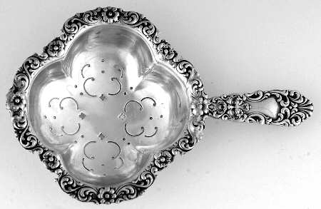 Renaissance (Sterling, 1894) Solid Individual Overcup Tea Strainer