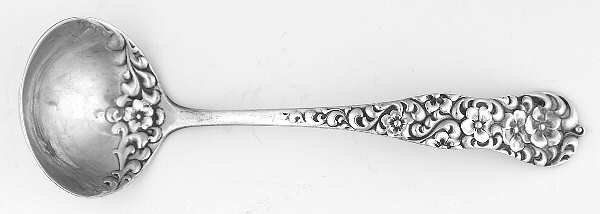 Rococo (Sterling, 1888) Solid Piece Cream Ladle