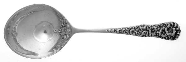 Rococo (Sterling, 1888) Small Solid Berry/Casserole Spoon