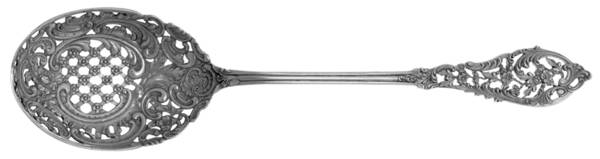 Trianon Pierced (Sterling, 1885) Oversize Solid Salad Serving Spoon