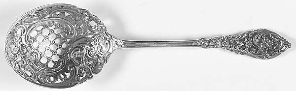 Trianon Pierced (Sterling, 1885) Ice Serving Spoon Large