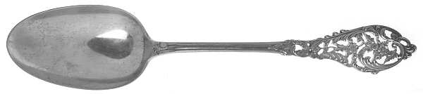 Trianon Pierced (Sterling, 1885) Dessert/Oval Soup Spoon