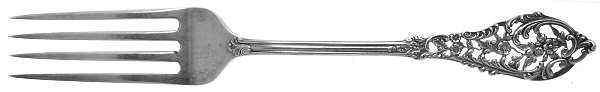 Trianon Pierced (Sterling, 1885) Fork
