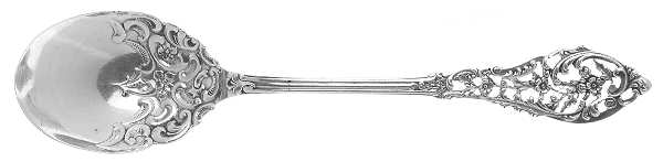 Trianon Pierced (Sterling, 1885) Ice Cream Spoon Individual
