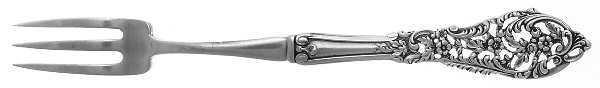 Trianon Pierced (Sterling, 1885) Individual Solid Fruit Fork
