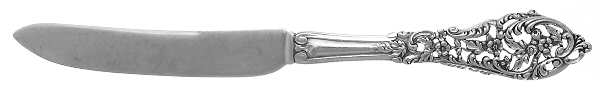 Trianon Pierced (Sterling, 1885) Individual Solid Fruit Knife
