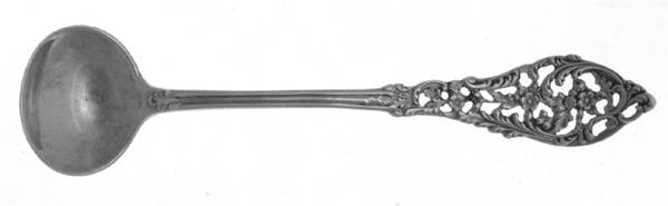Trianon Pierced (Sterling, 1885) Master Salt Spoon