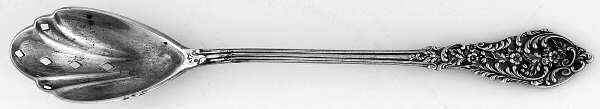 Trianon Pierced (Sterling, 1885) Pierced Bowl Short Handle Olive Spoon