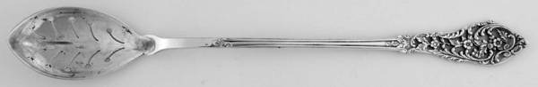 Trianon Pierced (Sterling, 1885) Pierced Bowl Short Handle Olive Spoon