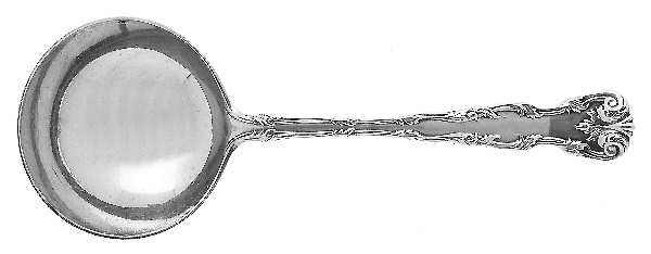 Victoria (Sterling, 1901) Round Bowl Soup Spoon (Bouillon)