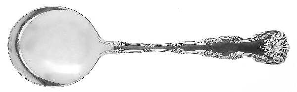 Victoria (Sterling, 1901) Round Bowl Soup Spoon (Gumbo)
