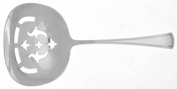 Virginia (Sterling, 1912, No Monograms) Solid Bon Bon Spoon with Pierced Bowl