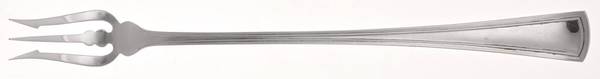 Virginia (Sterling, 1912, No Monograms) Long Handle Olive Fork