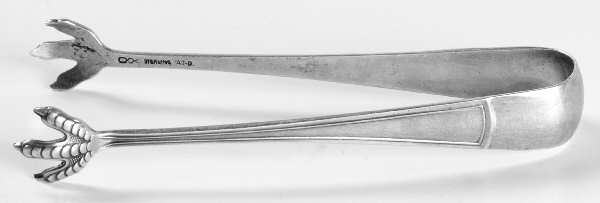 Virginia (Sterling, 1912, No Monograms) Small Sugar Tongs