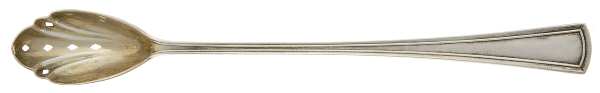 Virginia (Sterling, 1912, No Monograms) Pierced Bowl Long Handle Olive Spoon