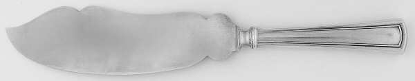 Virginia (Sterling, 1912, No Monograms) Large Ice Cream Slicer with Silverplate Blade