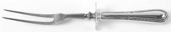 Washington (Sterling, 1905) Large Stainless-Prong Roast Carving Fork