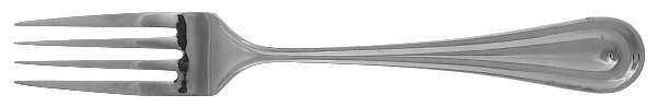 Lyra (Stainless, Round Tip) Individual Salad Fork
