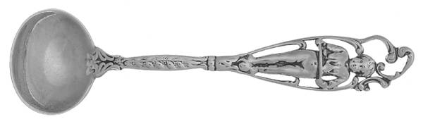 Labors of Cupid (Sterling, Newer) Master Salt Spoon