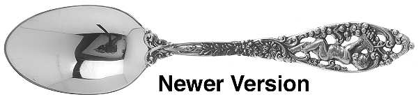 Labors of Cupid (Sterling, Newer) Dessert/Oval Soup Spoon