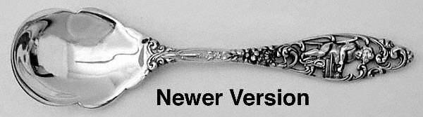 Labors of Cupid (Sterling, Newer) Sugar Shell Spoon