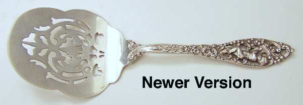 Labors of Cupid (Sterling, Newer) Tomato Server, Solid Piece