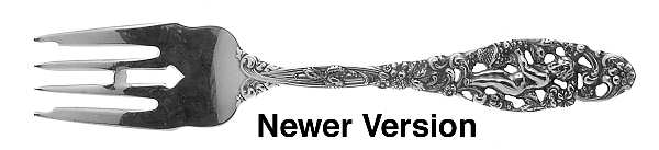 Labors of Cupid (Sterling, Newer) Individual Salad Fork