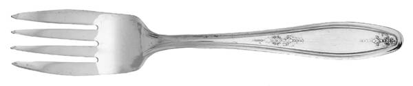 Ds Five (Silverplate) Individual Salad Fork