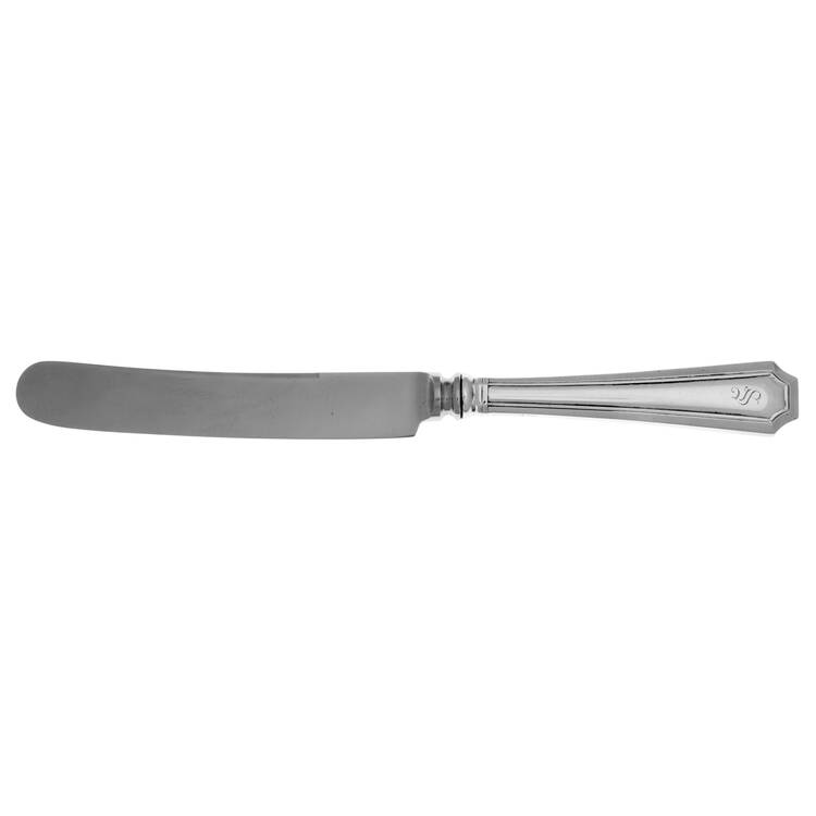 Fairfax (Sterling, 1910, Monograms) New French Hollow Knife with Bolster by Durgin