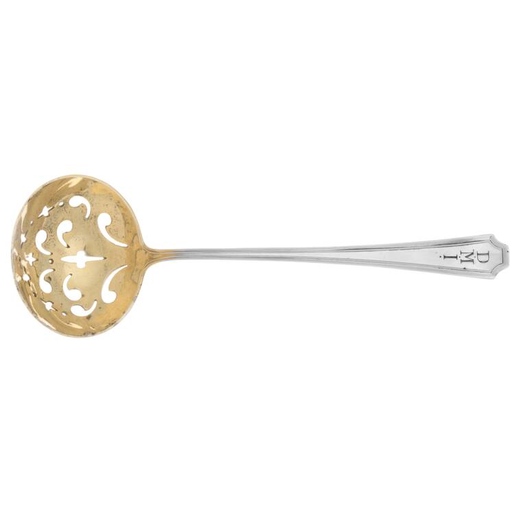 Fairfax (Sterling, 1910, Monograms) Large Sugar Sifter by Durgin