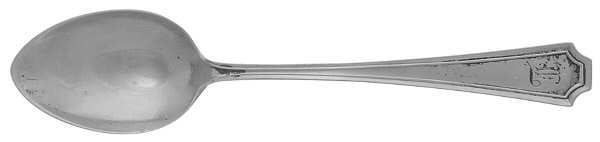 Fairfax (Sterling, 1910, Monograms) Demitasse Spoon by Durgin