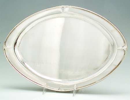 Chatham (Sterling, 1915, Hollowware) Small Sterling Meat Tray No Well