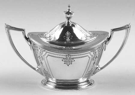 Lenox (Sterling, Hollowware) Sugar Bowl & Lid