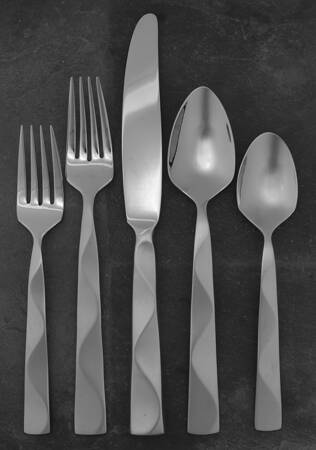 Origami Frost (Stainless) 5 Piece Place Setting